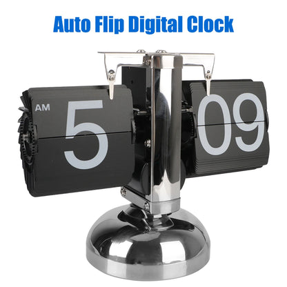 Operated Quartz Clock Flip Internal Gear Operated Auto Flip Retro Flip Clock Digital Clock Home Decors