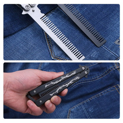 Foldable Comb Stainless Steel